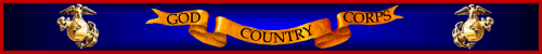 GOD Country and Corps Banner